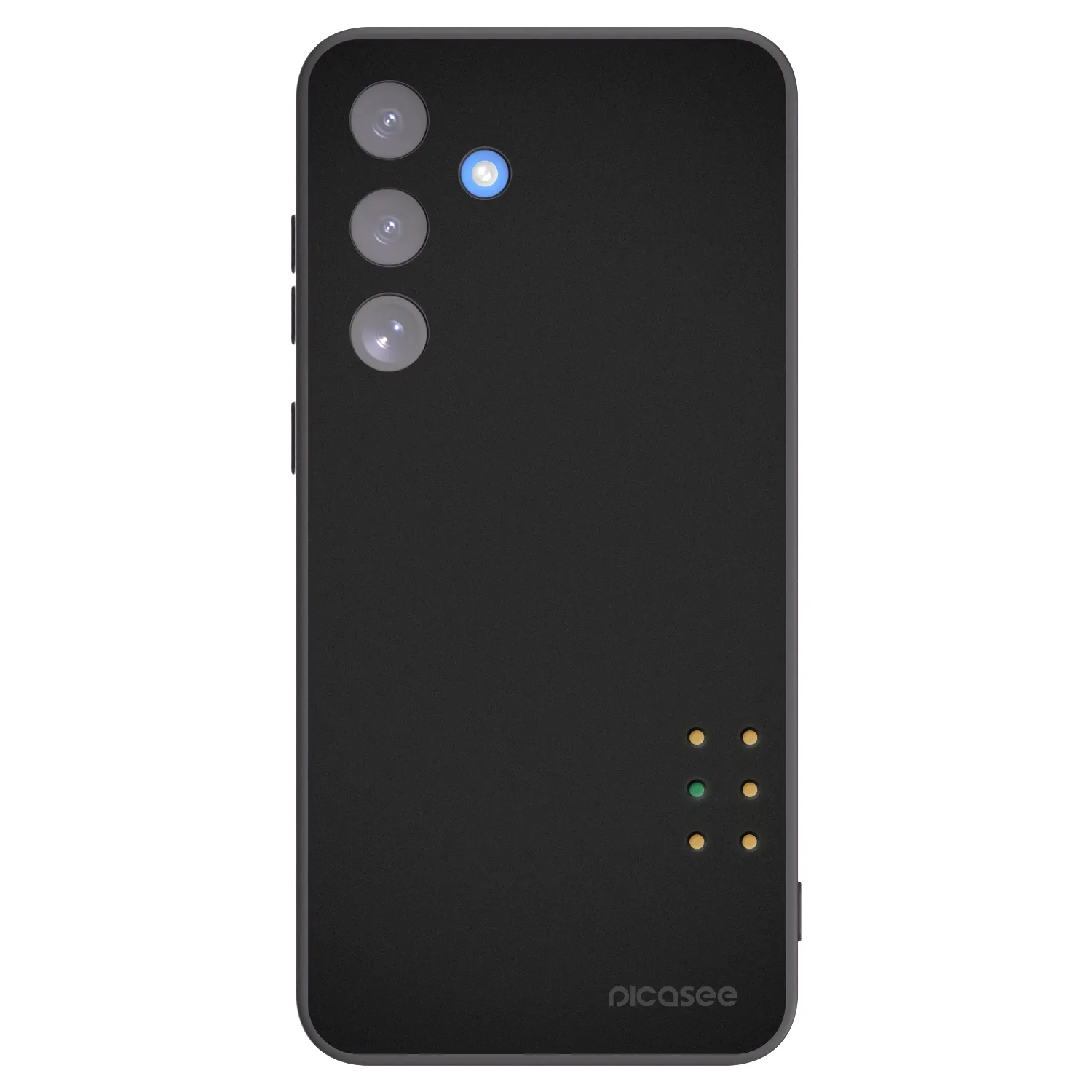 Picasee silikonski črni ovitek za Samsung Galaxy S25 FE 5G - Pulse