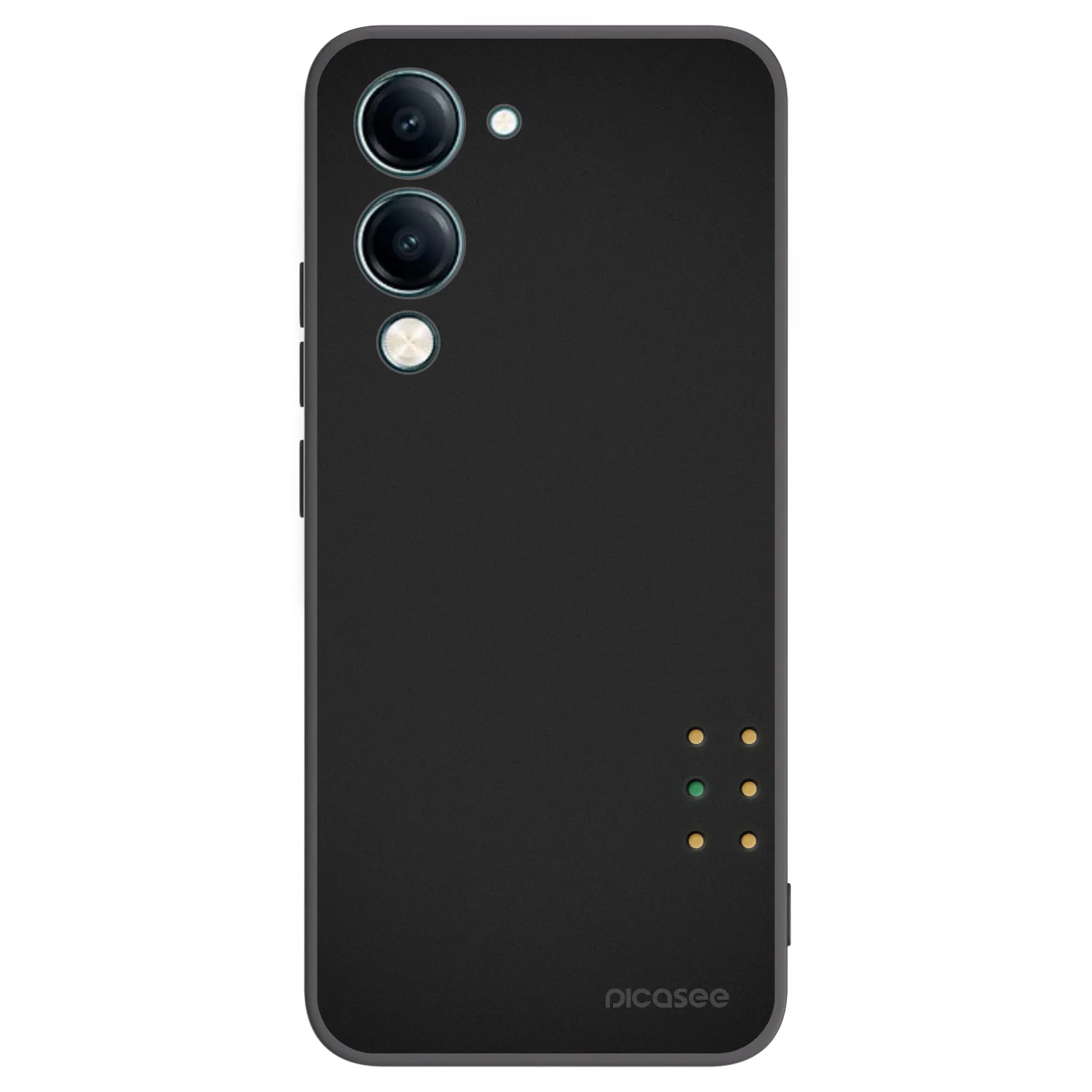 Picasee silikonski črni ovitek za Vivo Y29s 5G - Pulse