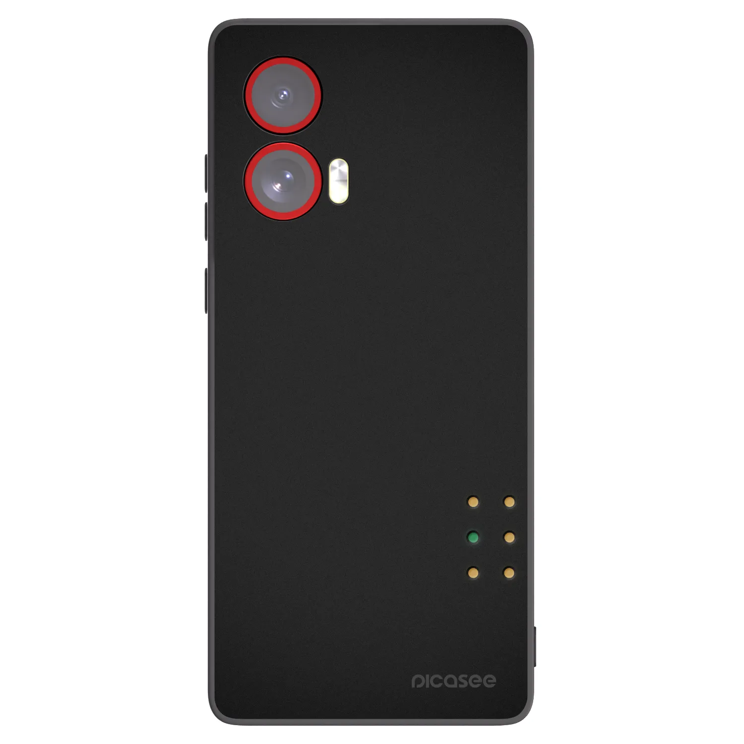 Picasee silikonski črni ovitek za Motorola Edge 50 Fusion - Pulse