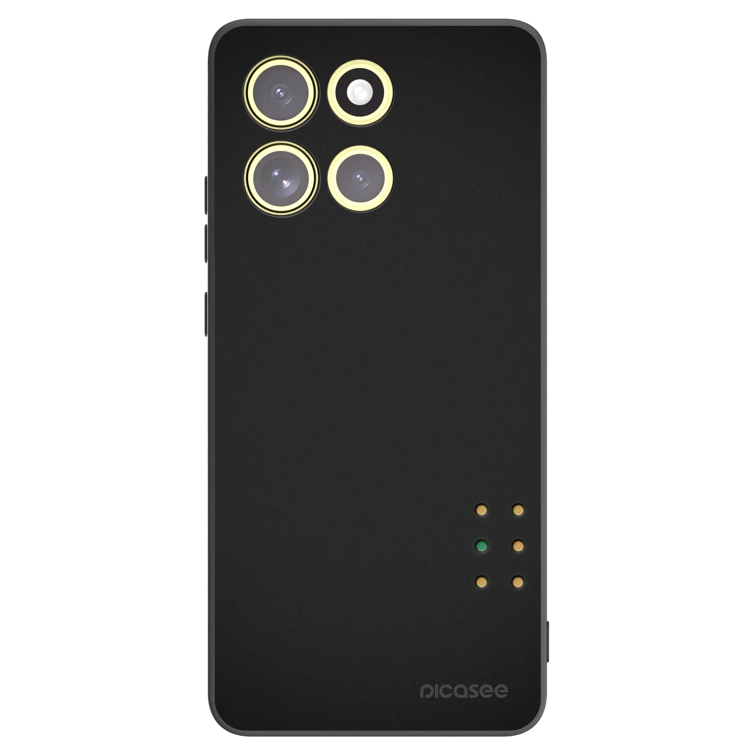 Picasee silikonski črni ovitek za Motorola Moto G86 Power 5G - Pulse