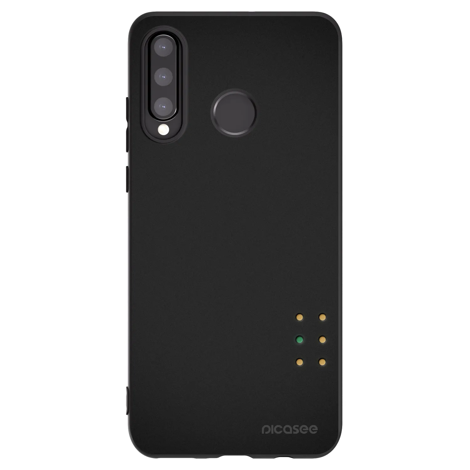 Picasee silikonski črni ovitek za Huawei P30 Lite - Pulse