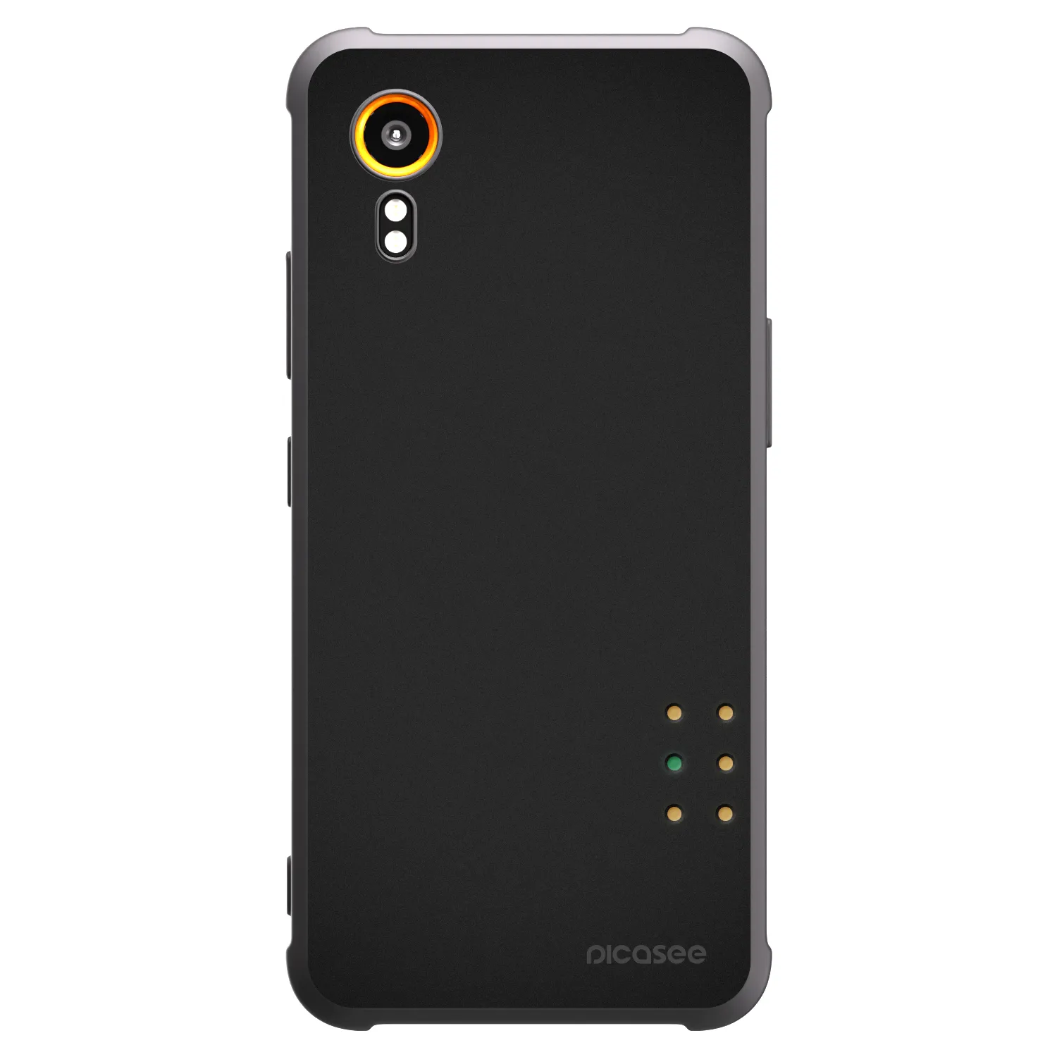 Picasee silikonski črni ovitek za Samsung Galaxy Xcover 7 - Pulse