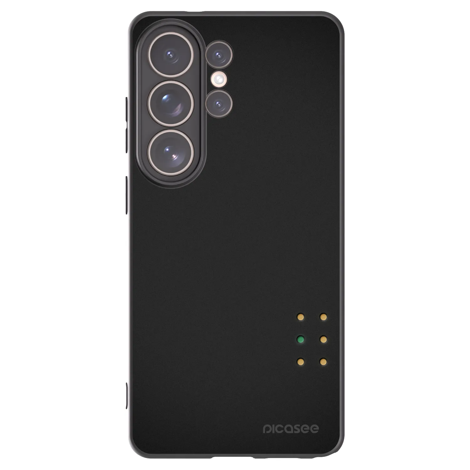 Picasee silikonski črni ovitek za Samsung Galaxy S26 Ultra - Pulse