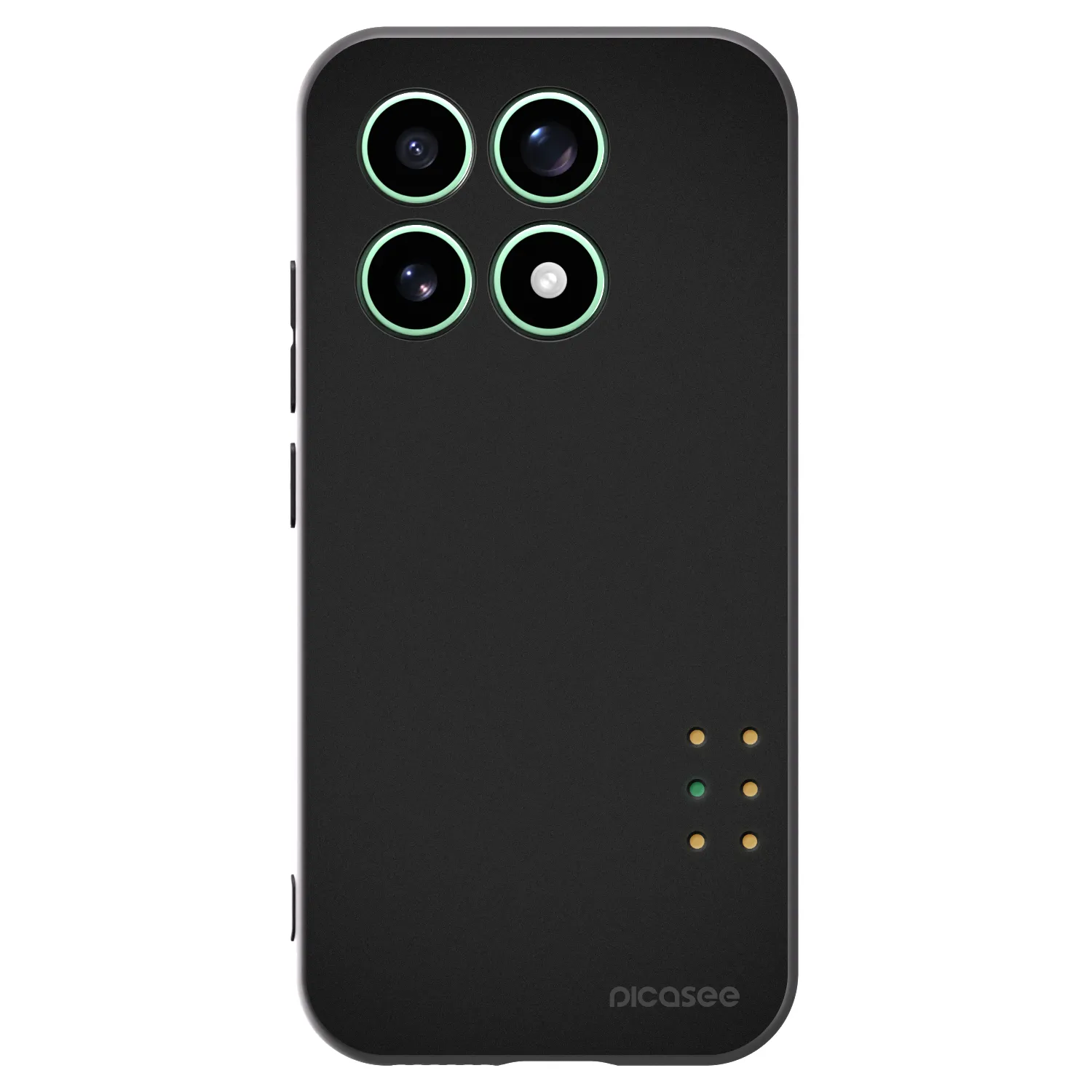 Picasee silikonski črni ovitek za Xiaomi 17 - Pulse