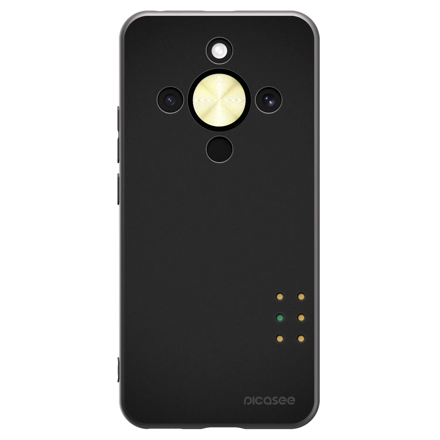 Picasee silikonski črni ovitek za Honor Magic8 Lite 5G - Pulse