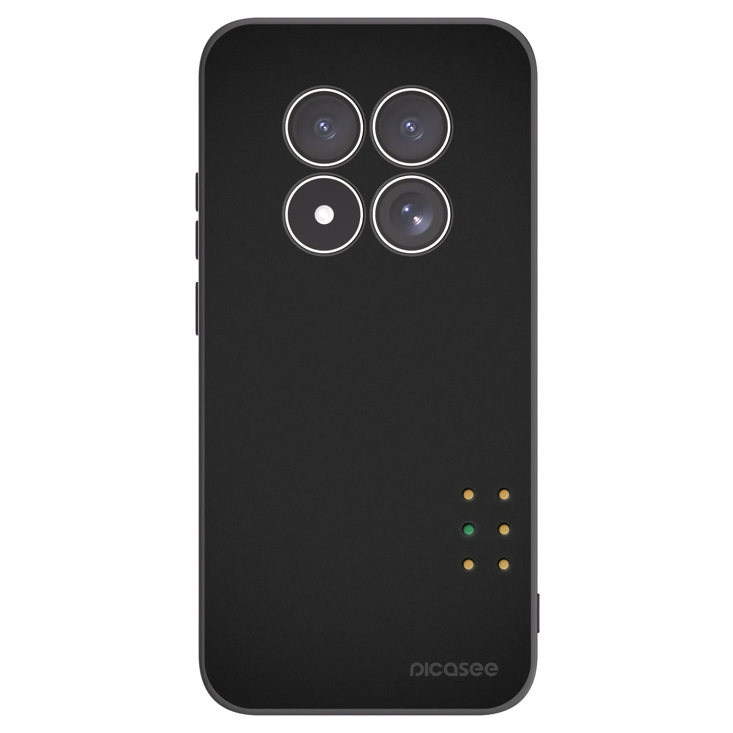 Picasee silikonski črni ovitek za Xiaomi Redmi Note 15 Pro 5G - Pulse
