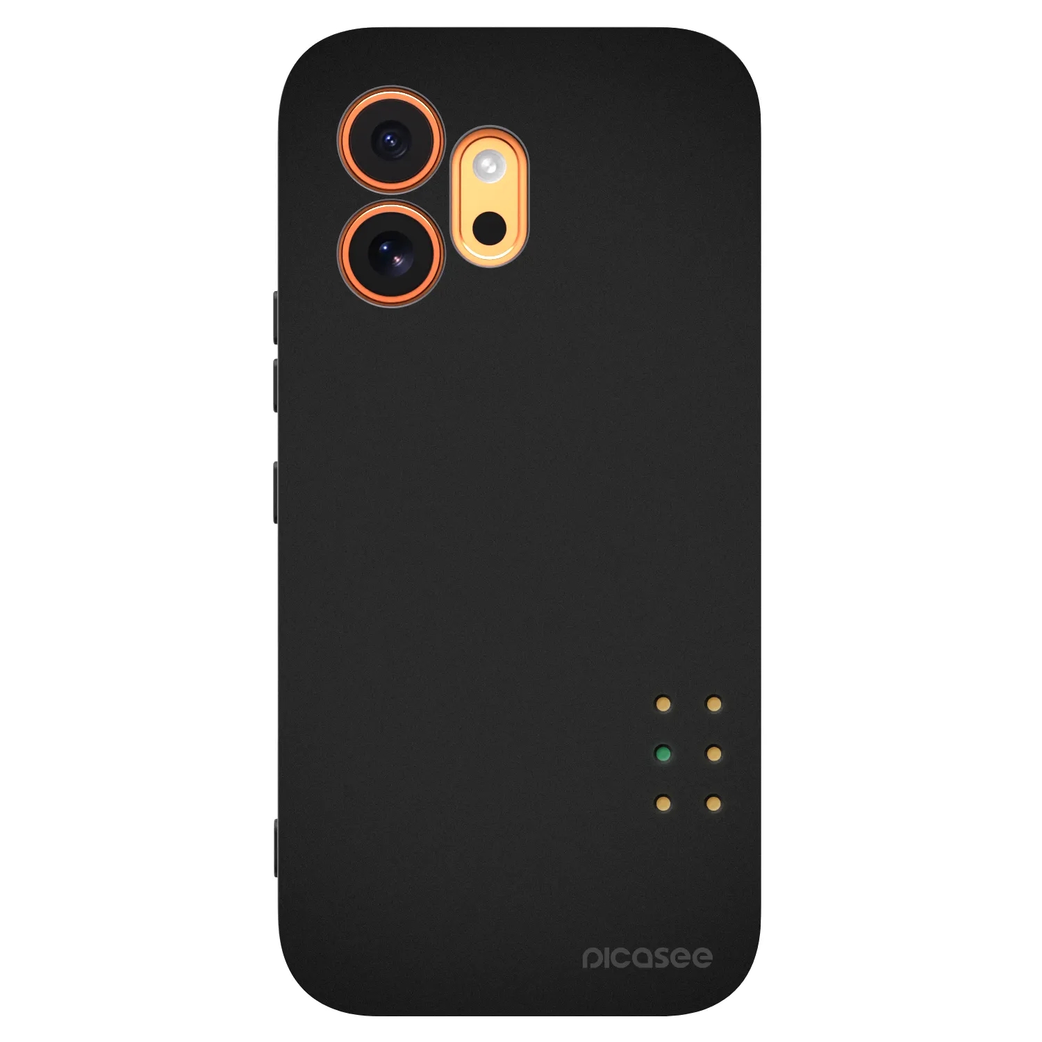 Picasee silikonski črni ovitek za Honor 600 - Pulse