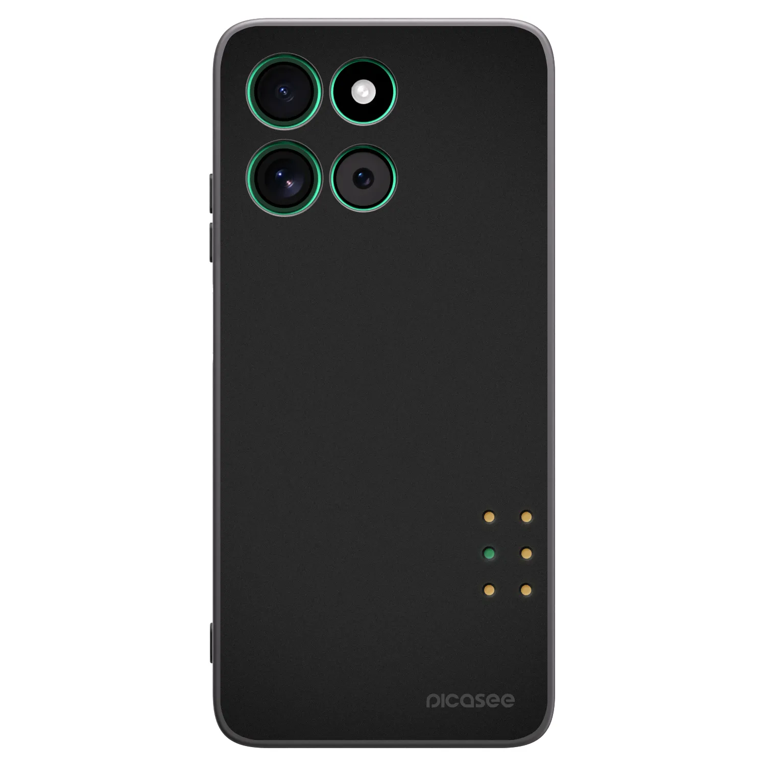 Picasee silikonski črni ovitek za Motorola Moto G57 Power - Pulse