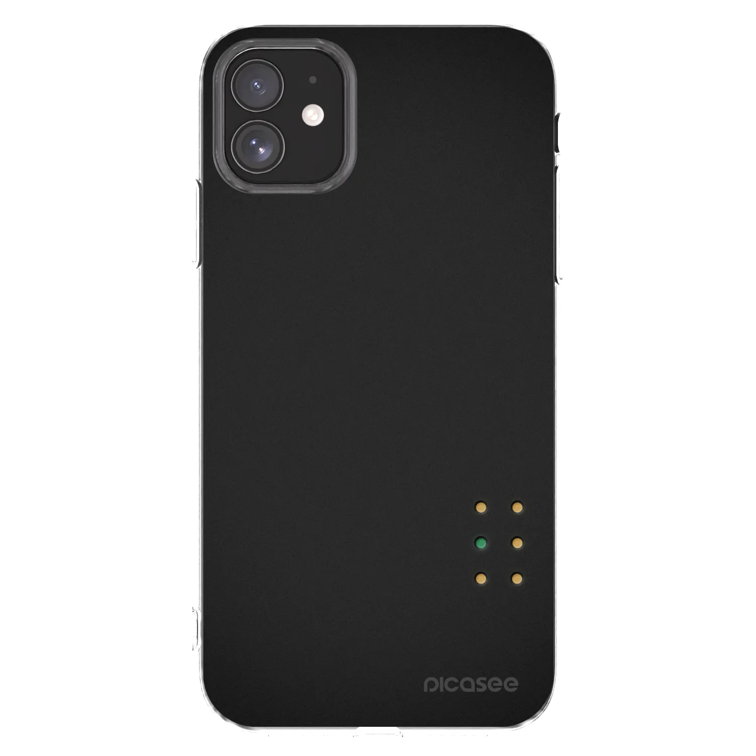 Picasee silikonski prozorni ovitek za Apple iPhone 11 - Pulse