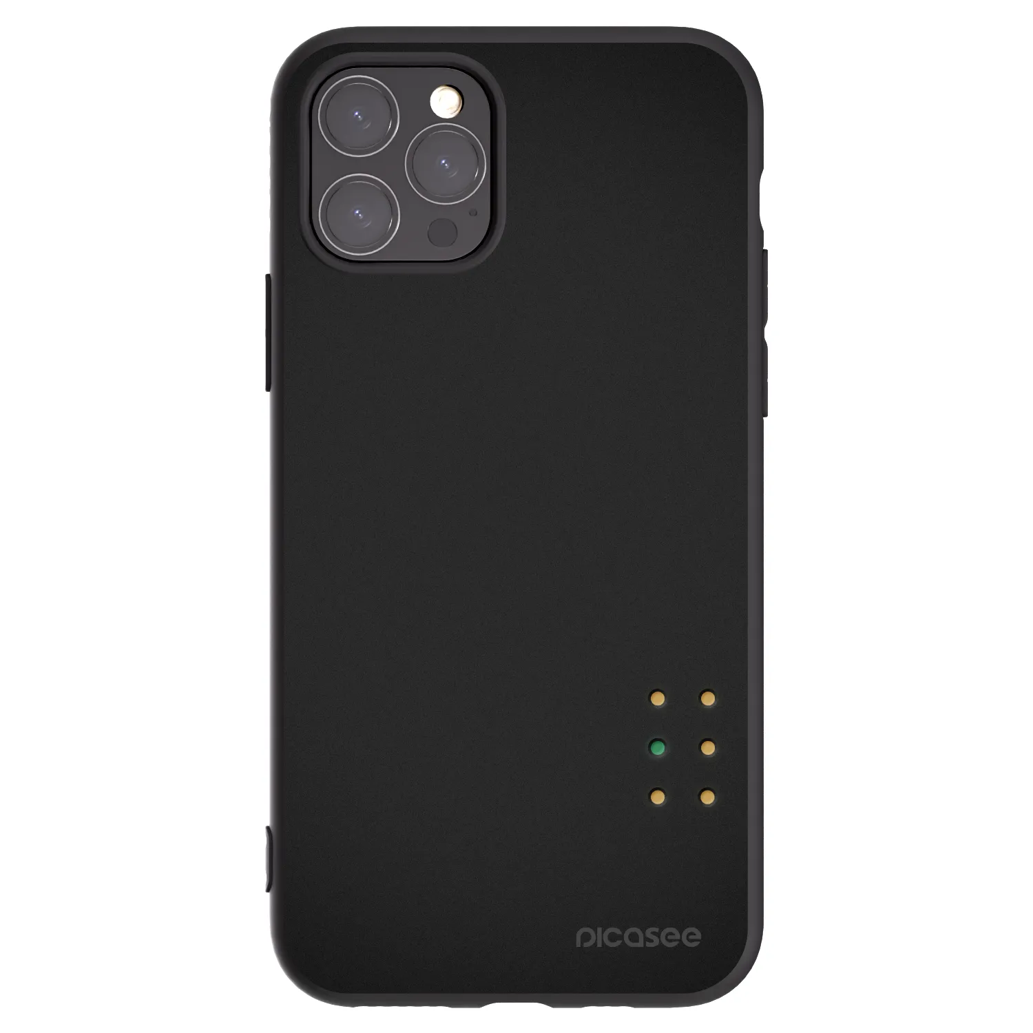 Picasee silikonski črni ovitek za Apple iPhone 11 Pro - Pulse