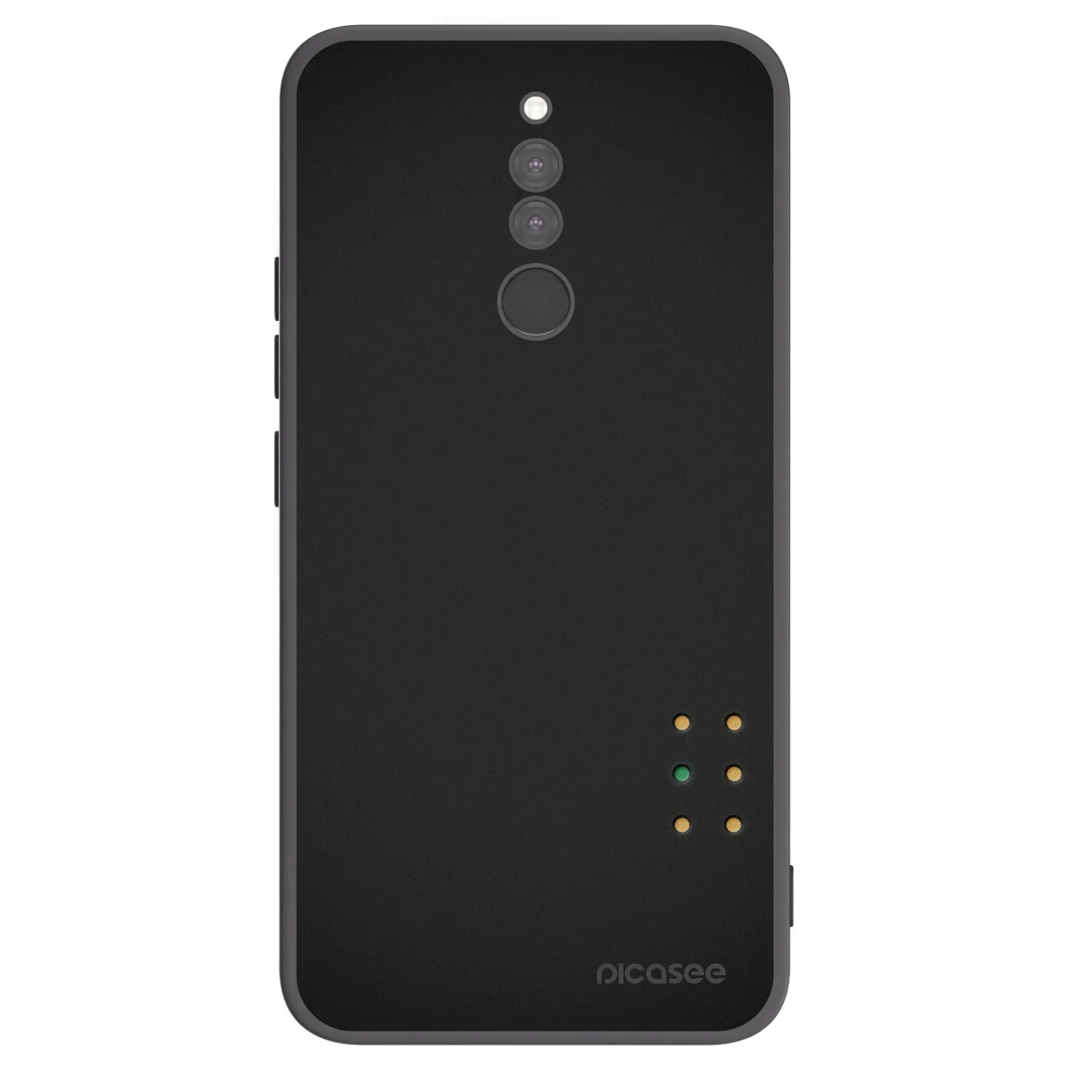 Picasee silikonski črni ovitek za Xiaomi Redmi 8 - Pulse