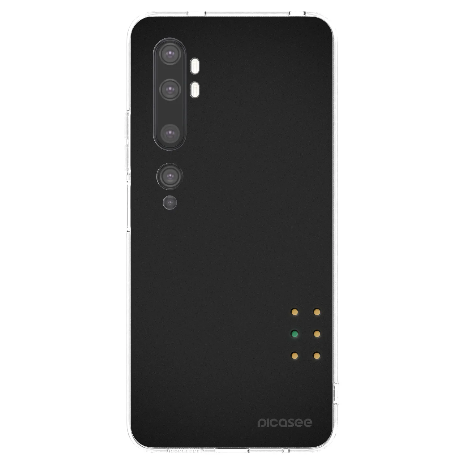 Picasee silikonski prozorni ovitek za Xiaomi Mi Note 10 (Pro) - Pulse