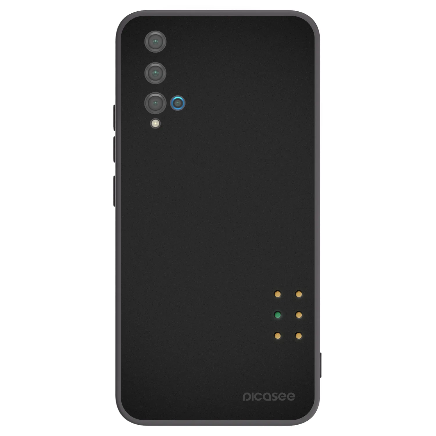 Picasee silikonski črni ovitek za Huawei Nova 5T - Pulse