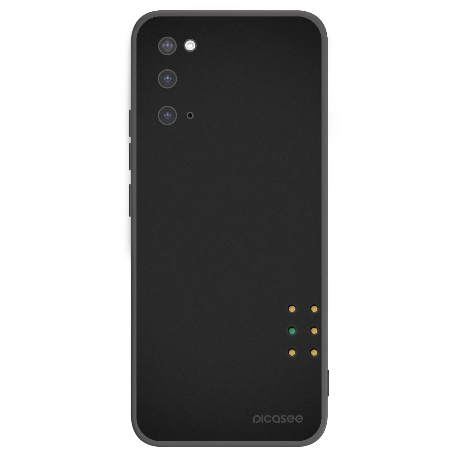 Picasee silikonski črni ovitek za Samsung Galaxy S20 G980F - Pulse