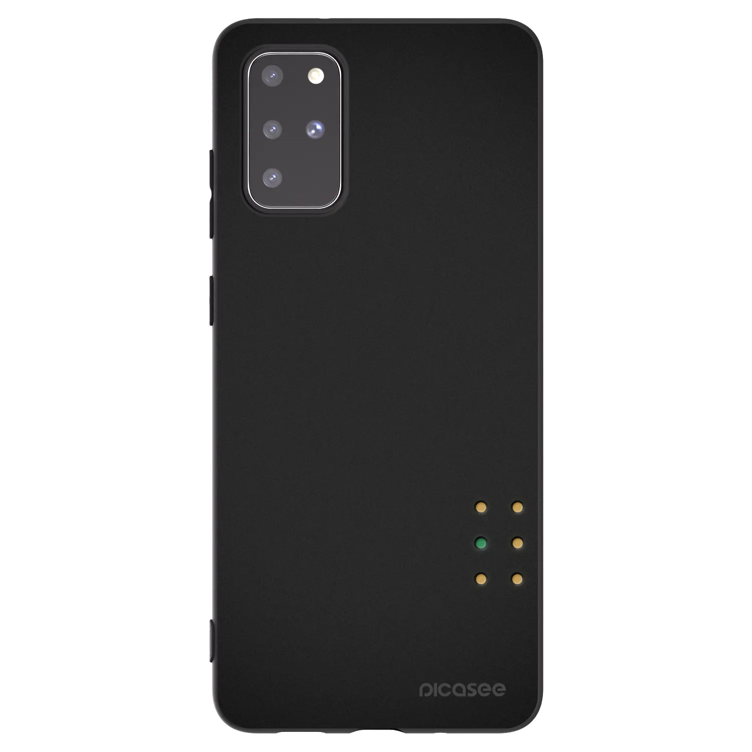 Picasee silikonski črni ovitek za Samsung Galaxy S20+ G985F - Pulse
