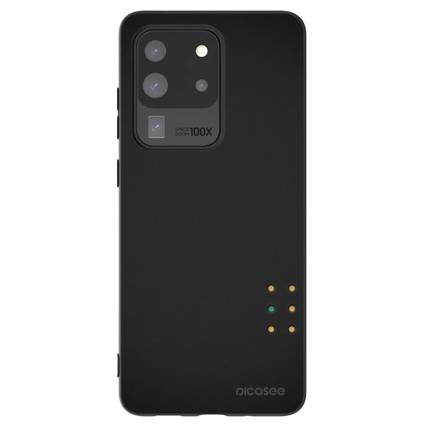 Picasee silikonski črni ovitek za Samsung Galaxy S20 Ultra 5G G988F - Pulse
