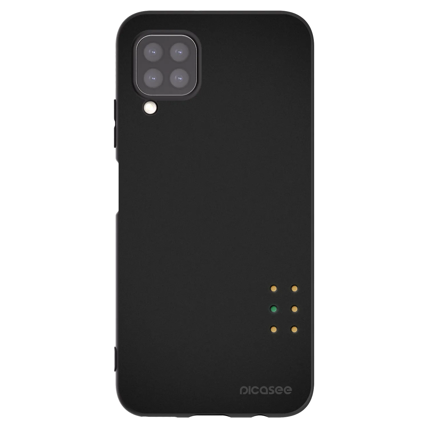 Picasee silikonski črni ovitek za Huawei P40 Lite - Pulse