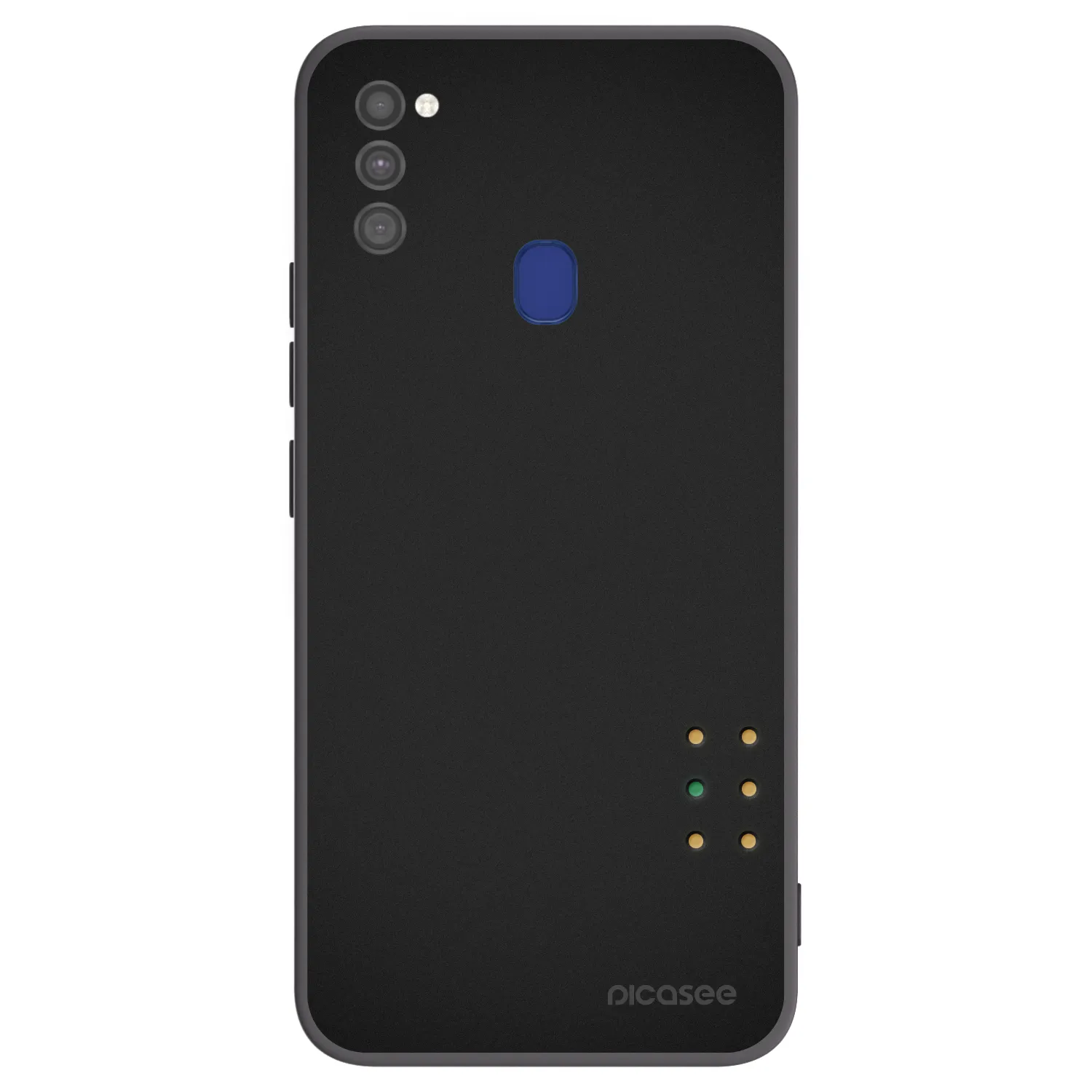 Picasee silikonski črni ovitek za Samsung Galaxy M21 M215F - Pulse