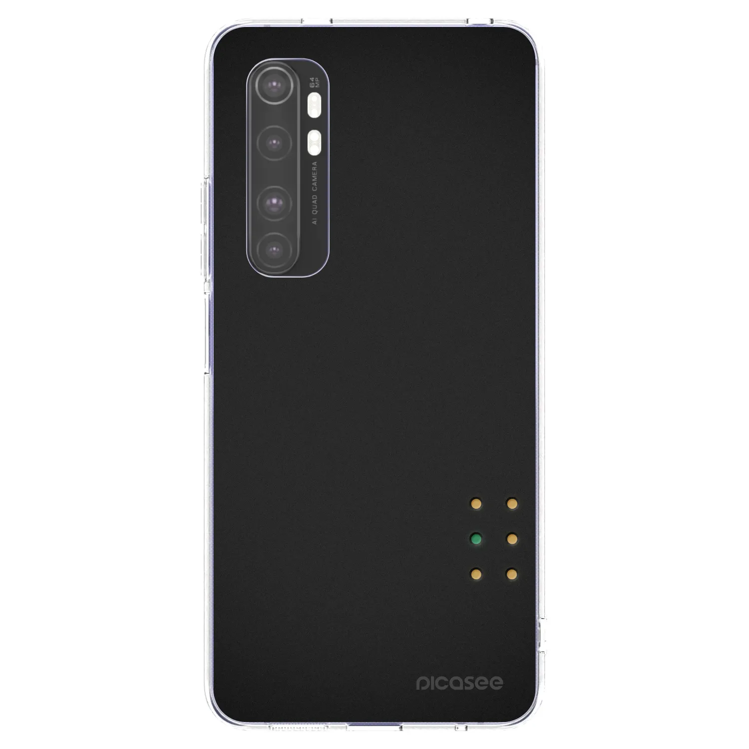 Picasee silikonski prozorni ovitek za Xiaomi Mi Note 10 Lite - Pulse