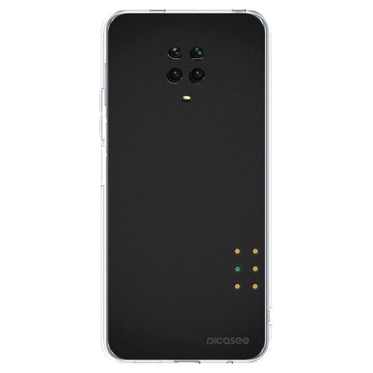 Picasee silikonski prozorni ovitek za Xiaomi Redmi Note 9S - Pulse
