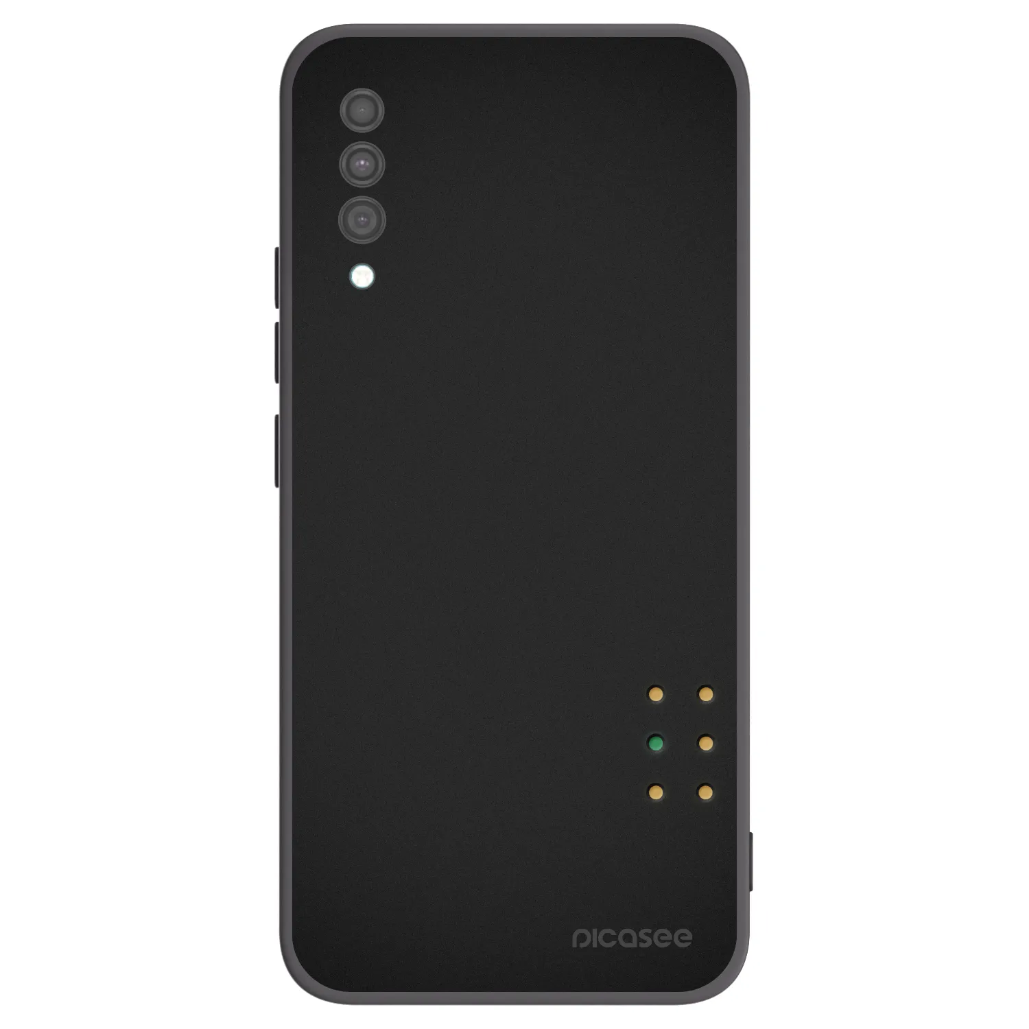 Picasee silikonski črni ovitek za Samsung Galaxy A30s A307F - Pulse