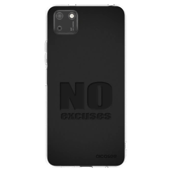 Picasee silikonski prozorni ovitek za Huawei Y5P - No Excuses
