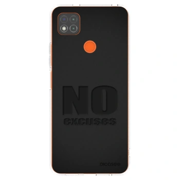 Picasee silikonski prozorni ovitek za Xiaomi Redmi 9C - No Excuses