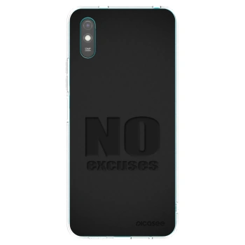 Picasee silikonski prozorni ovitek za Xiaomi Redmi 9A - No Excuses