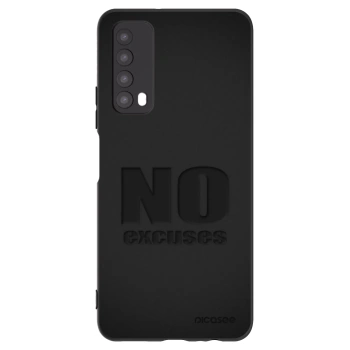 Picasee silikonski črni ovitek za Huawei P Smart 2021 - No Excuses