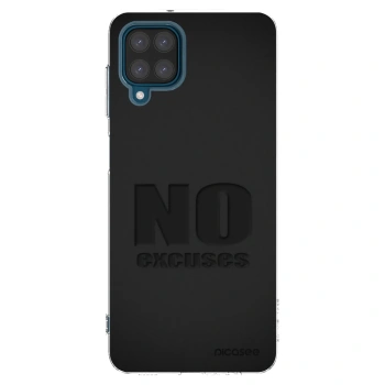 Picasee silikonski prozorni ovitek za Samsung Galaxy A12 A125F - No Excuses