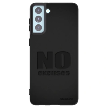 Picasee silikonski črni ovitek za Samsung Galaxy S21+ 5G G996F - No Excuses