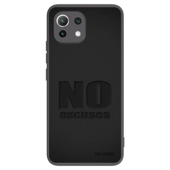Picasee silikonski črni ovitek za Xiaomi Mi 11 Lite - No Excuses