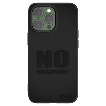 Picasee silikonski črni ovitek za Apple iPhone 13 Pro - No Excuses