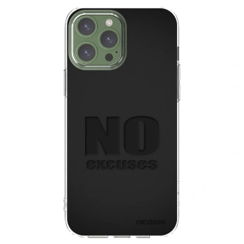 Picasee silikonski prozorni ovitek za Apple iPhone 13 Pro Max - No Excuses
