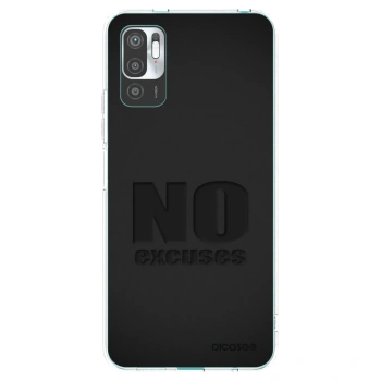 Picasee silikonski prozorni ovitek za Xiaomi Redmi Note 10 5G - No Excuses