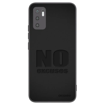 Picasee silikonski črni ovitek za Xiaomi Redmi Note 10 5G - No Excuses