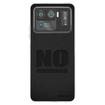 Picasee silikonski prozorni ovitek za Xiaomi Mi 11 Ultra - No Excuses