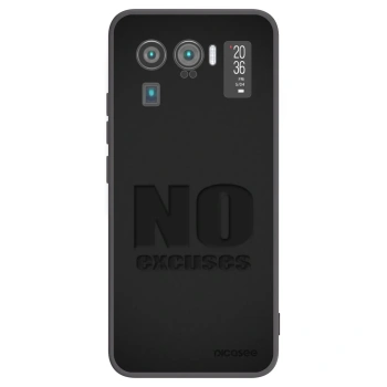 Picasee silikonski črni ovitek za Xiaomi Mi 11 Ultra - No Excuses