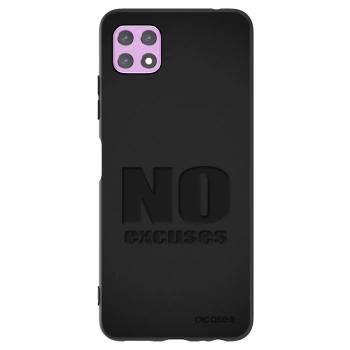 Picasee silikonski črni ovitek za Samsung Galaxy A22 A226B 5G - No Excuses