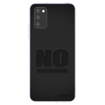 Picasee silikonski prozorni ovitek za Samsung Galaxy A02s A025G - No Excuses