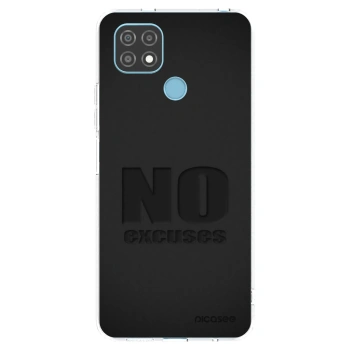 Picasee silikonski prozorni ovitek za Realme C21 - No Excuses