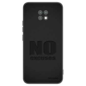 Picasee silikonski črni ovitek za Xiaomi Redmi Note 9T - No Excuses