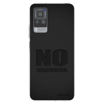 Picasee silikonski prozorni ovitek za Vivo X60 Pro 5G - No Excuses