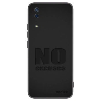 Picasee silikonski črni ovitek za Vivo Y11s - No Excuses