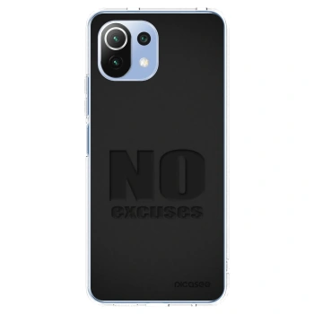 Picasee silikonski prozorni ovitek za Xiaomi 11 Lite 5G NE - No Excuses