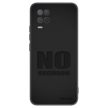 Picasee silikonski črni ovitek za Realme 8 5G - No Excuses