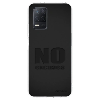 Picasee silikonski prozorni ovitek za Realme 8 5G - No Excuses
