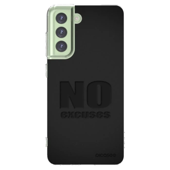 Picasee silikonski prozorni ovitek za Samsung Galaxy S21 FE 5G - No Excuses
