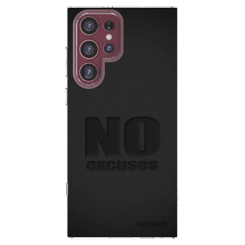Picasee silikonski prozorni ovitek za Samsung Galaxy S22 Ultra 5G - No Excuses