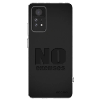 Picasee silikonski prozorni ovitek za Xiaomi Redmi Note 11 Pro - No Excuses